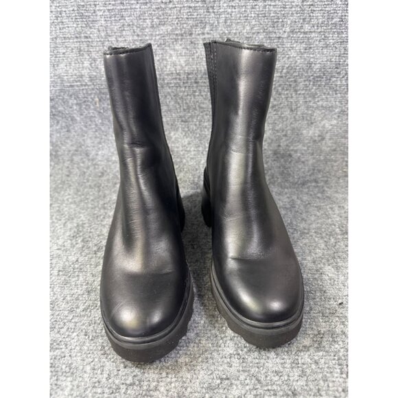 Dolce Vita Womens Size 6.5 Black Leather Ankle Boots - Picture 2 of 16